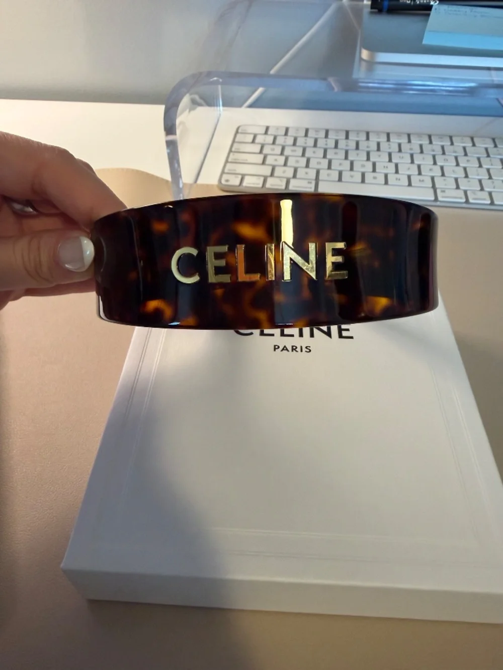 Celine Acetate Headband - Picture 3 of 7